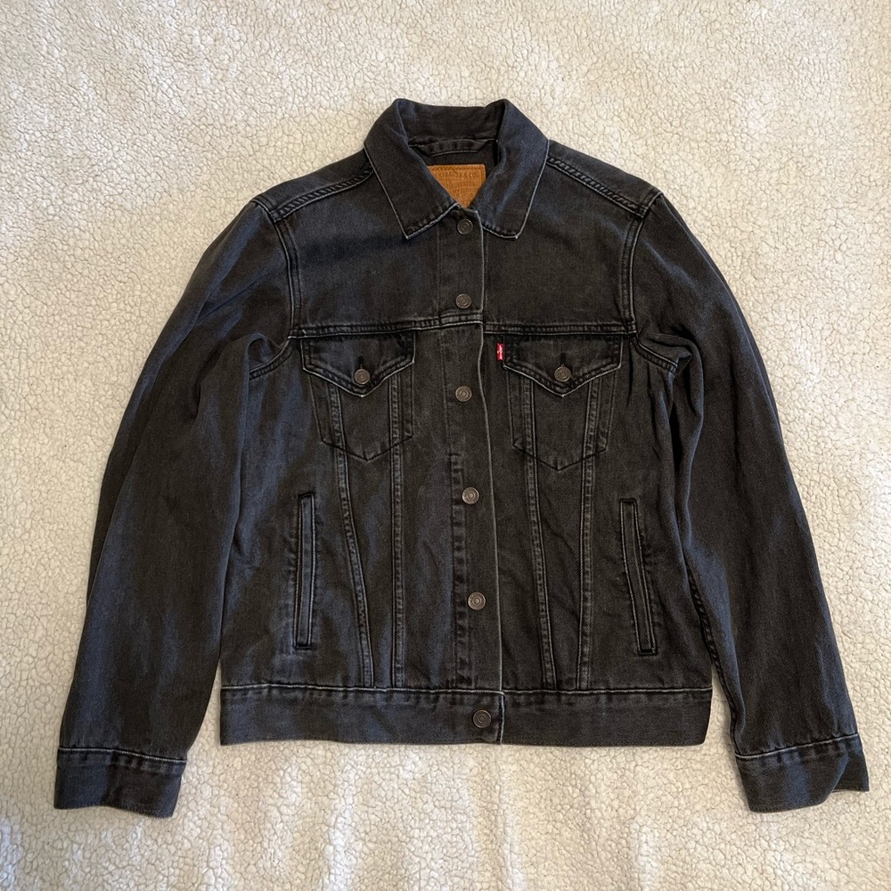 Levi’s Vintage Fit Denim Black Wash Trucker Jacket